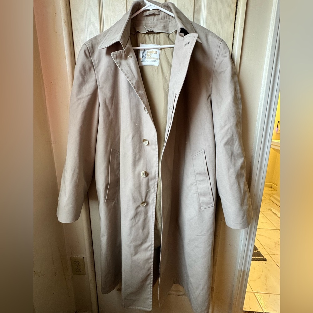 Vintage London fog trench coat